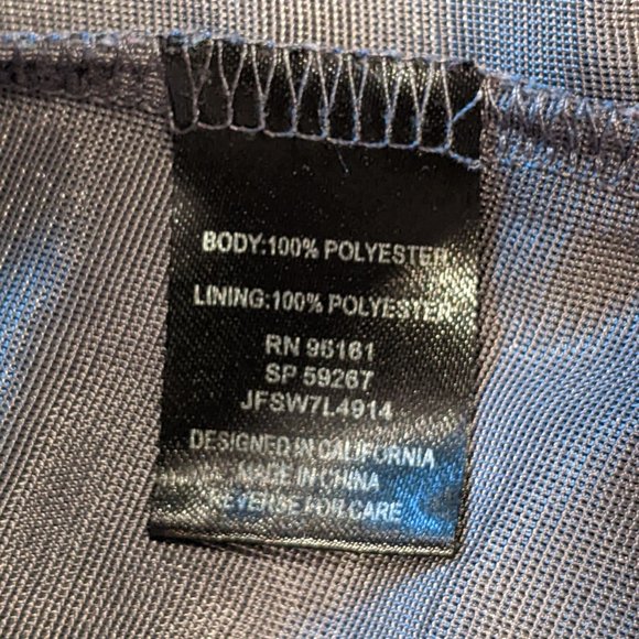 BeBop Coral Black Gray Color Block Party Dress Size Medium - Picture 4 of 11